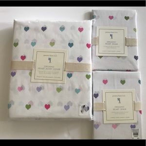 Pottery Barn Kids duvet cover & shams